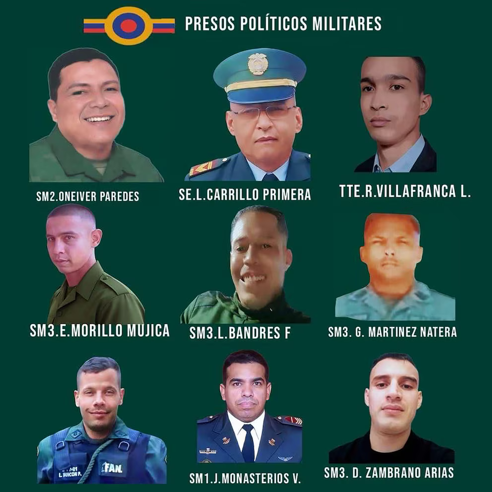Militares que están encarcelados por razones políticas son más de 200