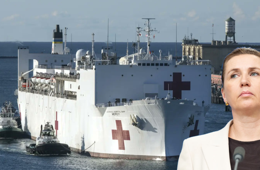 Mette Frederiksen, Primera Ministra de Dinamarca - Barco Hospital