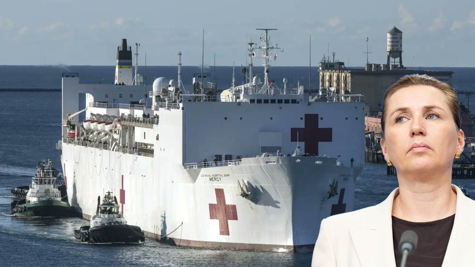 Mette Frederiksen, Primera Ministra de Dinamarca - Barco Hospital