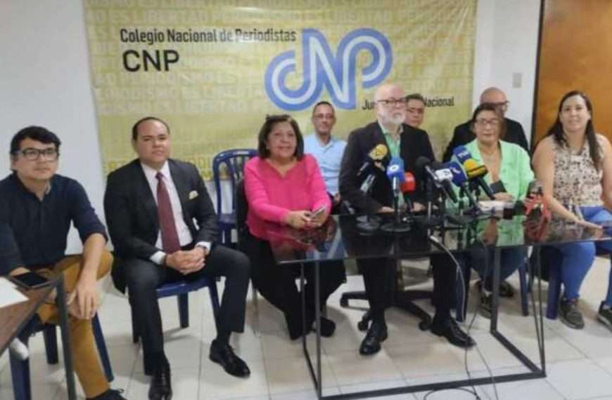 Colegio Nacional de Periodistas exige cierre de procesos contra periodistas venezolanos