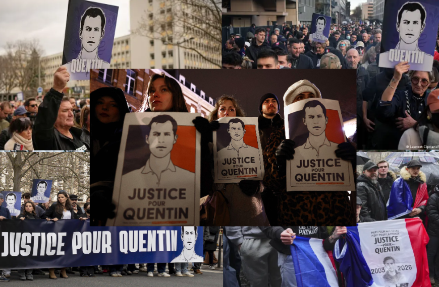 Quentin asesinado - protestas