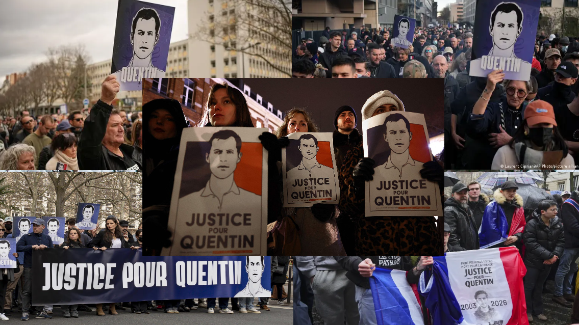 Quentin asesinado - protestas