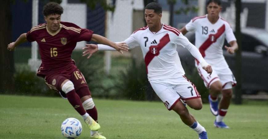 La Vinotinto Sub-17 debuta con derrota ante Perú en el torneo “Jóvenes Promesas”