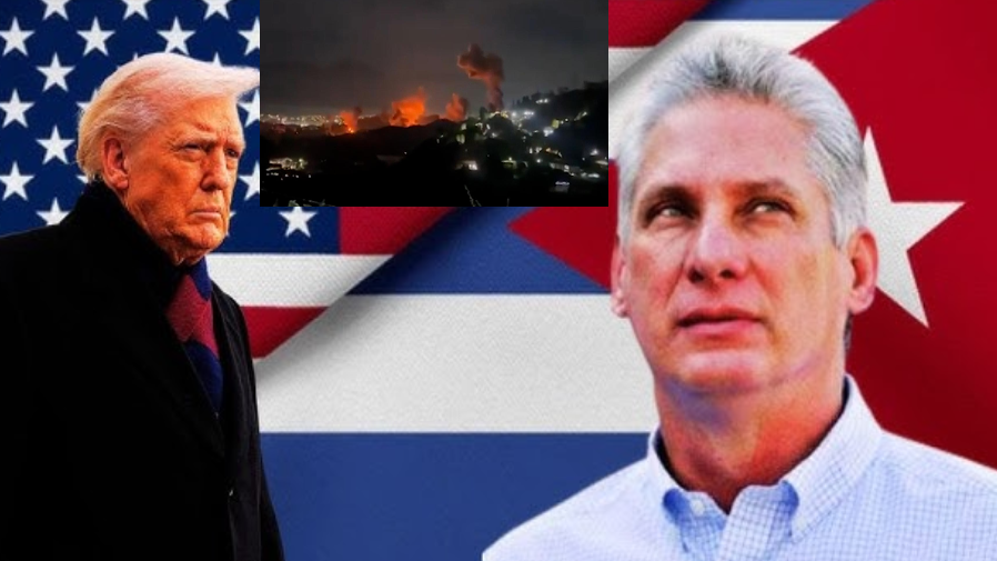 Trump mirando a Cuba