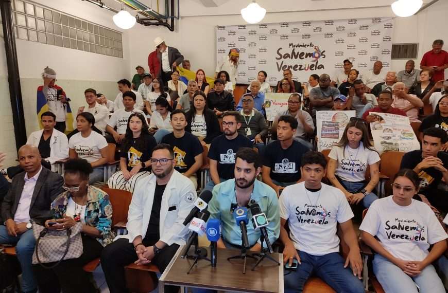 Nace el "Movimiento Salvemos Venezuela": una coalición de sectores sociales se articula desde la UCV
