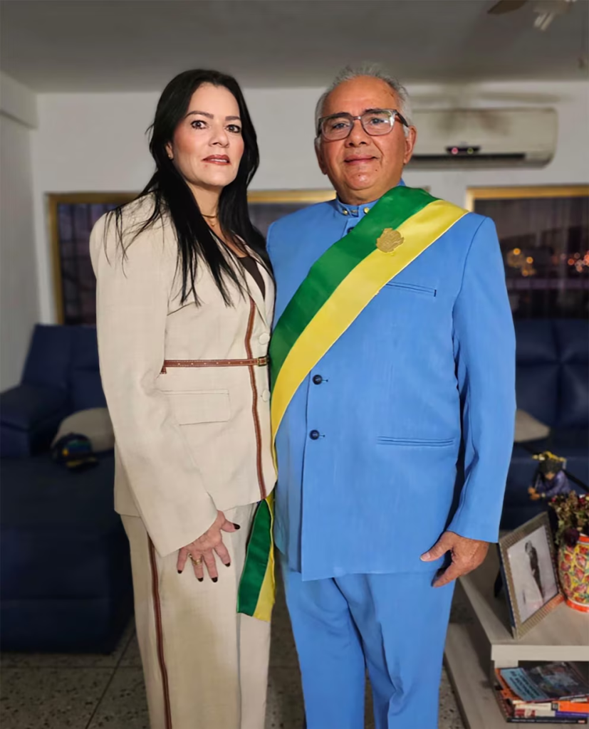 María Luisa de Sobalvarro y su esposo, el entonces alcalde del municipio Almirante Padilla del Zulia