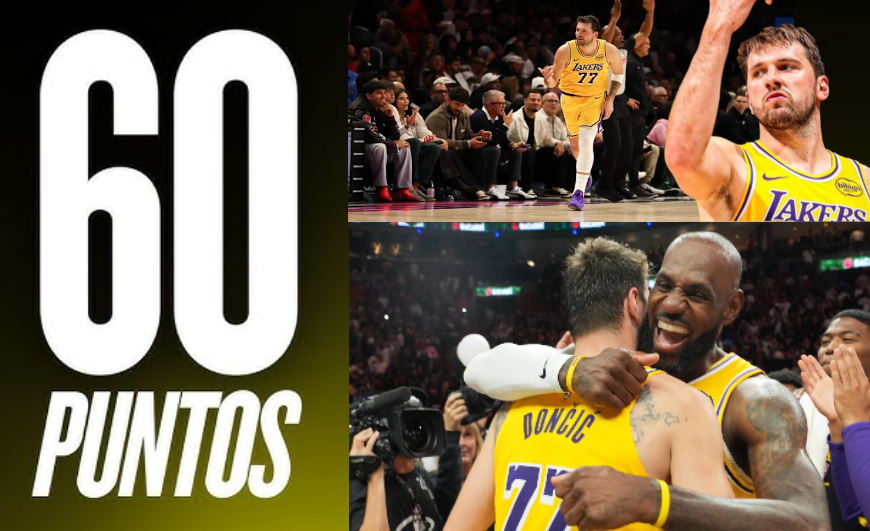 Luka 60 puntos Lakers