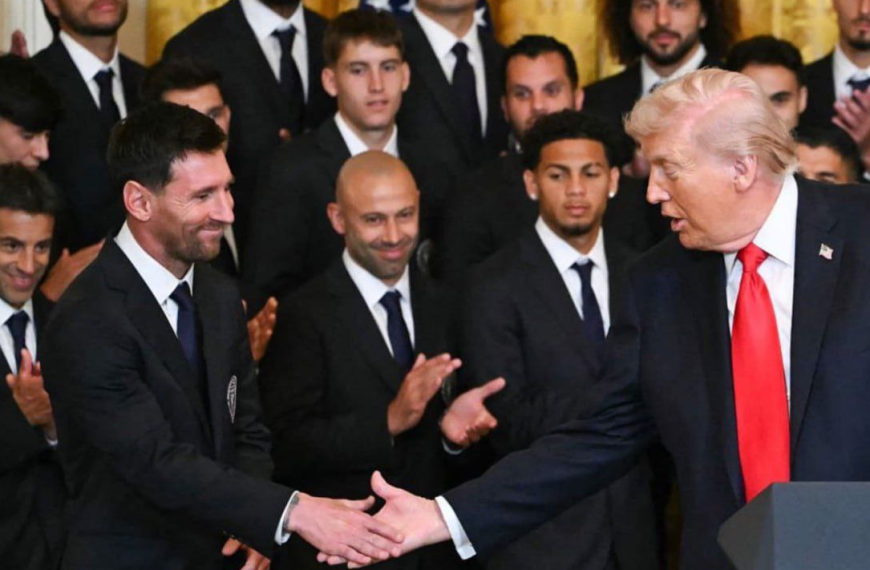 Messi y Trump
