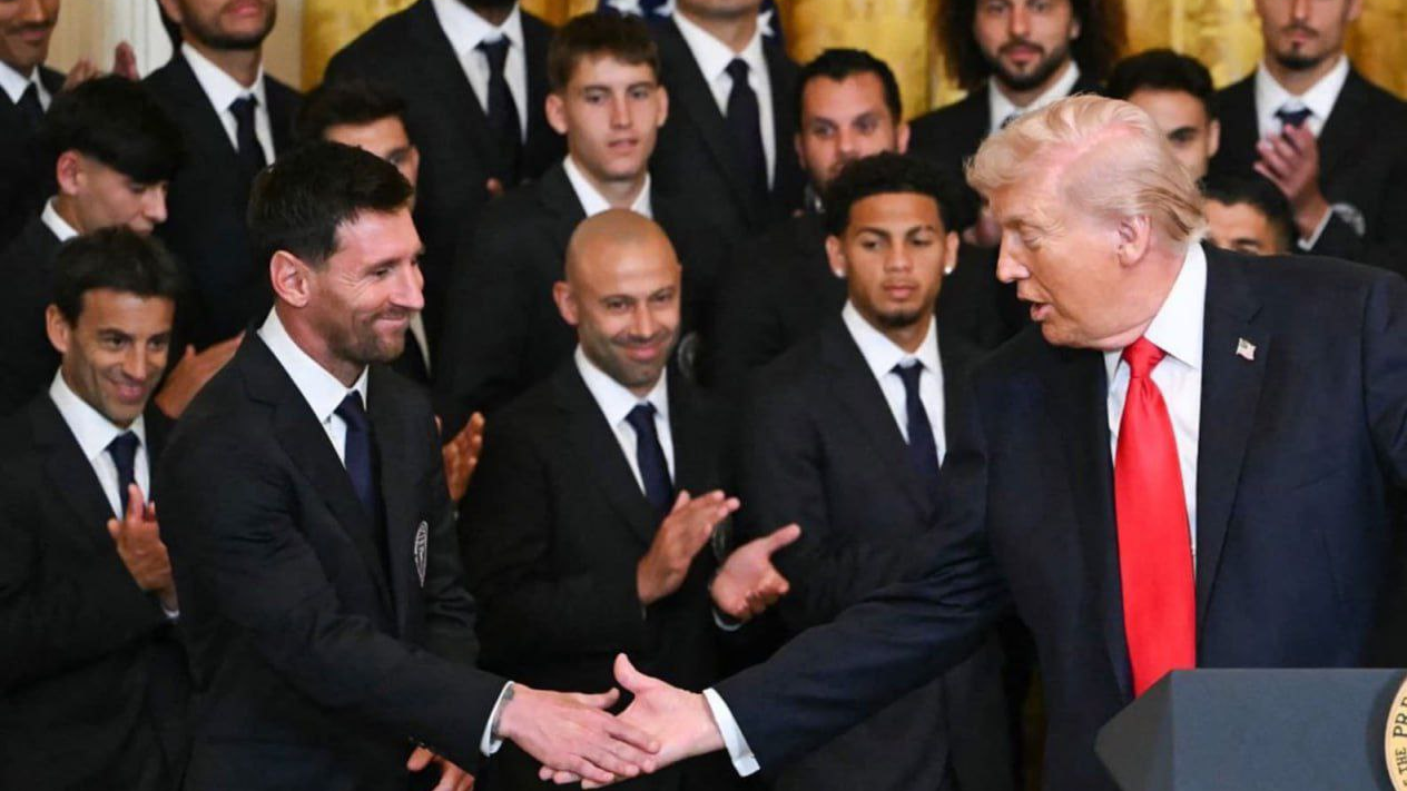 Messi y Trump