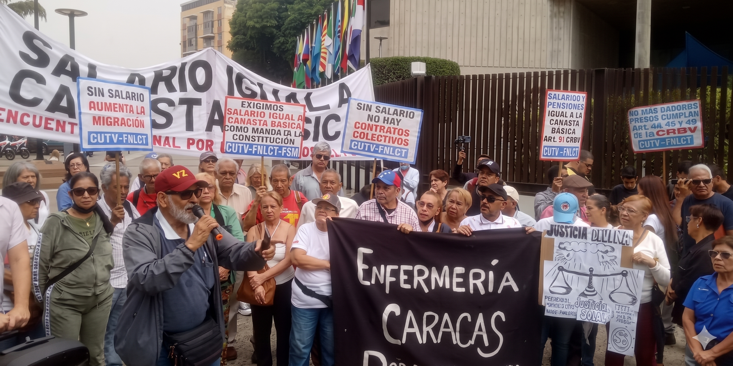 Trabajadores TSJ protestas
