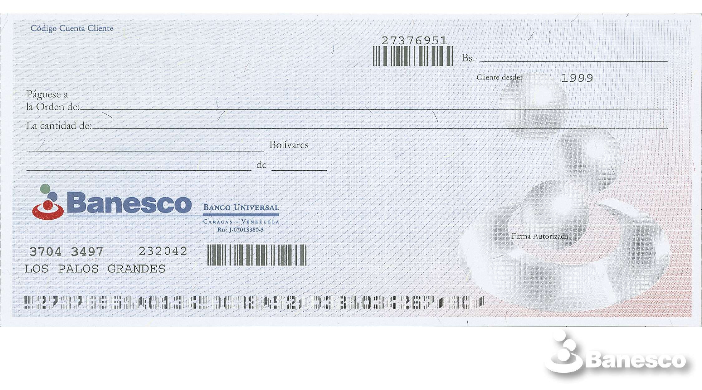 Cheques Venezuela