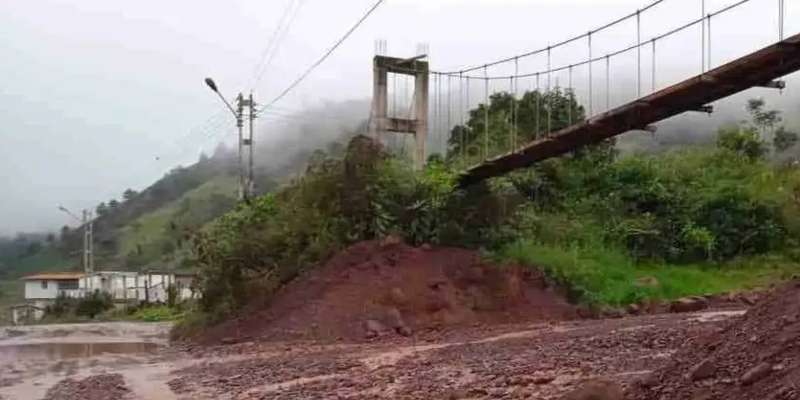 En Táchira decretan estado de emergencia en San Judas Tadeo por colapso de puentes por lluvias
