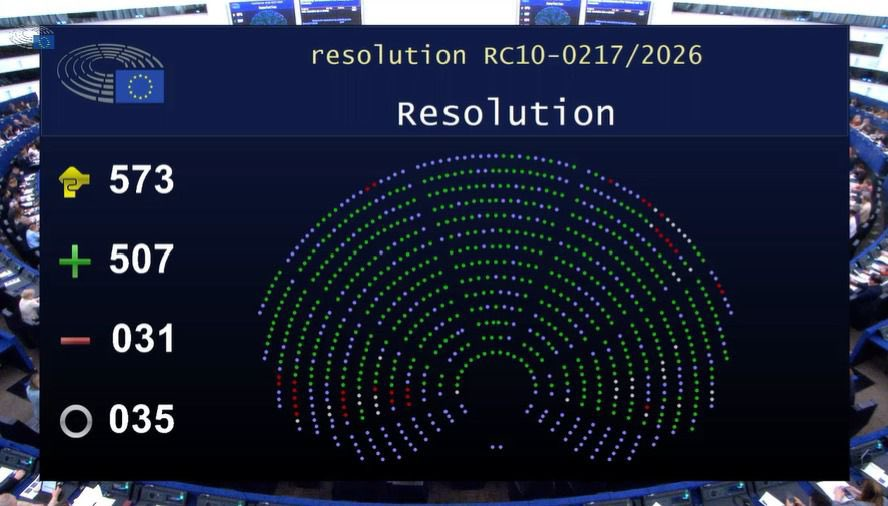 Parlamento Europeo ratifica sanciones contra Delcy Rodríguez y exige libertad de presos políticos