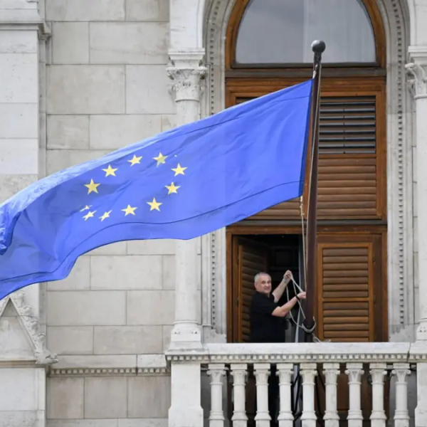 Hungría bandera UE