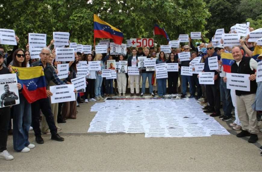 _Protestas mundiales exigen libertad de presos políticos en Venezuela
