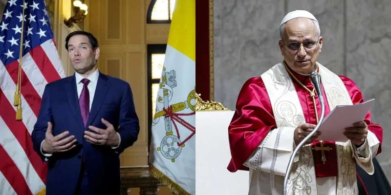 Marco Rubio viaja al Vaticano en medio de tensiones entre la Casa Blanca y el Papa
