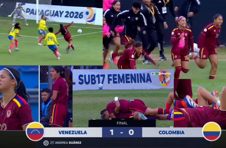 Lágrimas de alegría: La Vinotinto femenina Sub-17 clasificó al Mundial de Fútbol Marruecos 2026