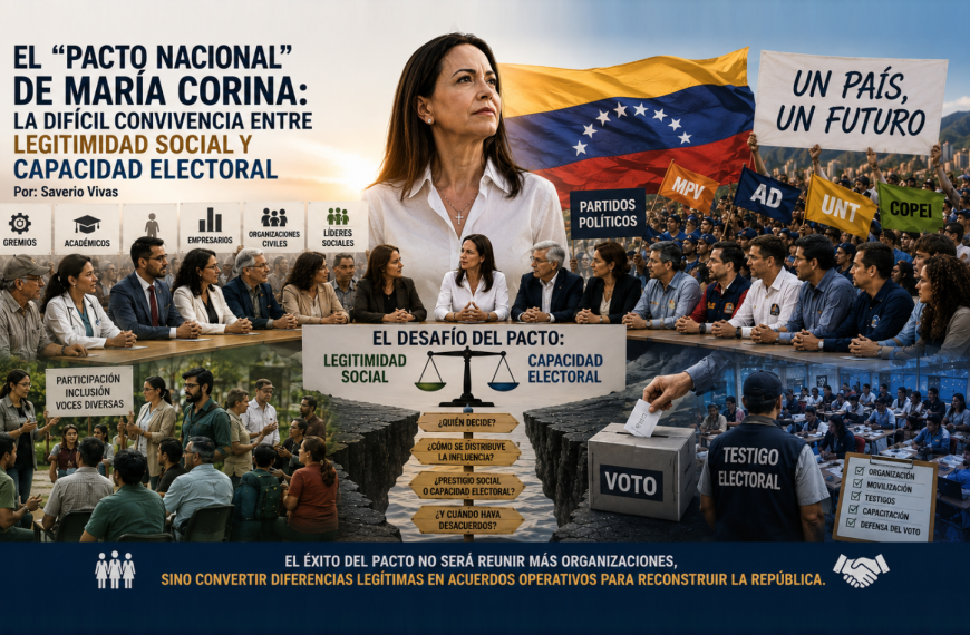 El reto del Pacto de María Corina Machado