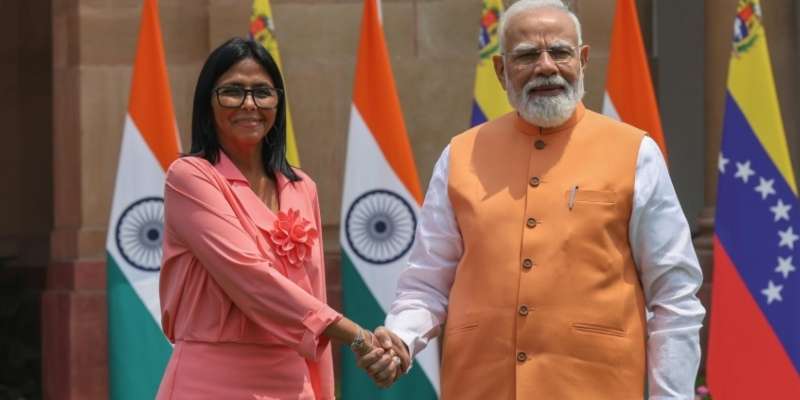 Delcy Rodríguez y Narendra Modi consolidan alianza estratégica petrolera entre Venezuela e India
