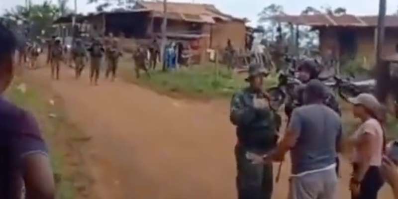 Habitantes de Las Claritas exigen el cese de abusos y denuncian que militares extorsionan a los mineros en Bolívar