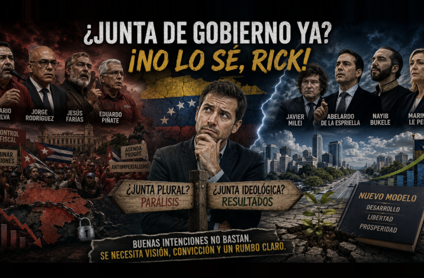 Saverio Vivas | ¿Junta de gobierno ya? ¡No lo sé, Rick!