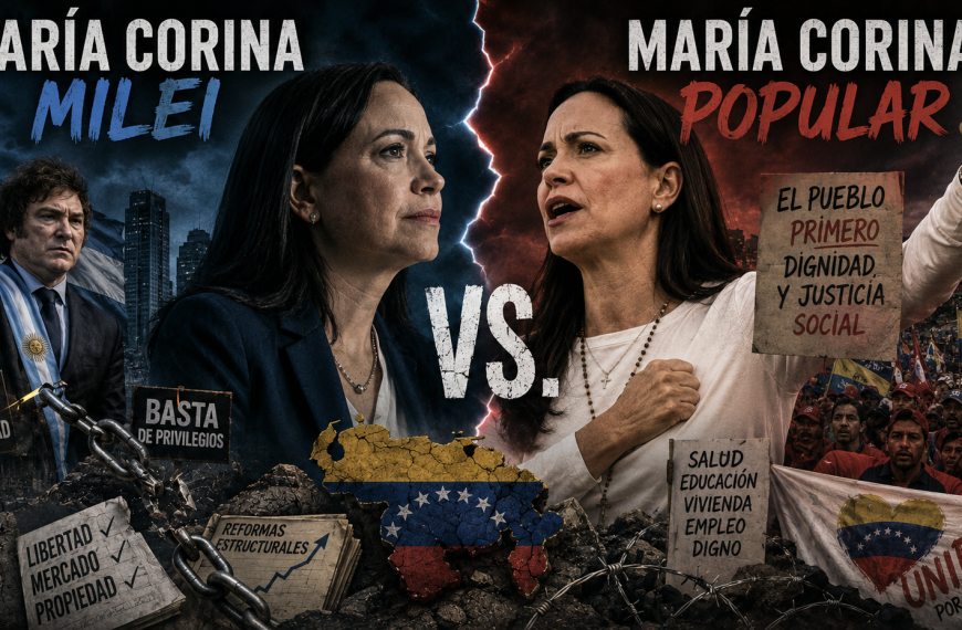 María Corina Milei vs María Corina Popular