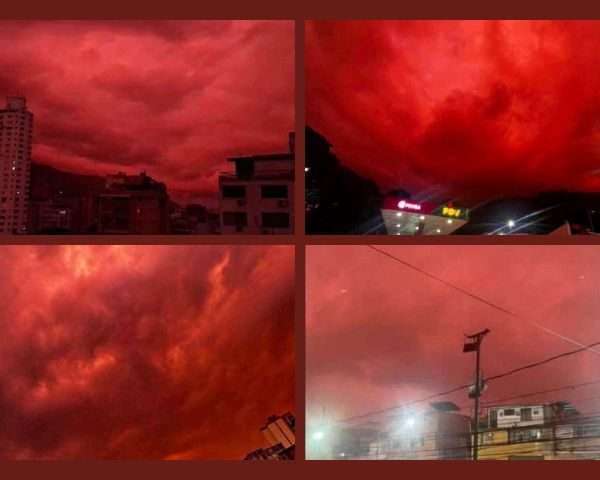 ¿Por qué el cielo de Caracas se tiñó de rojo tras el terremoto este martes 30 de junio?