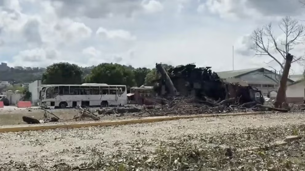 El ataque contra la Base Aérea La Carlota el 3 de enero causó daños a las instalaciones y a vehículos militares