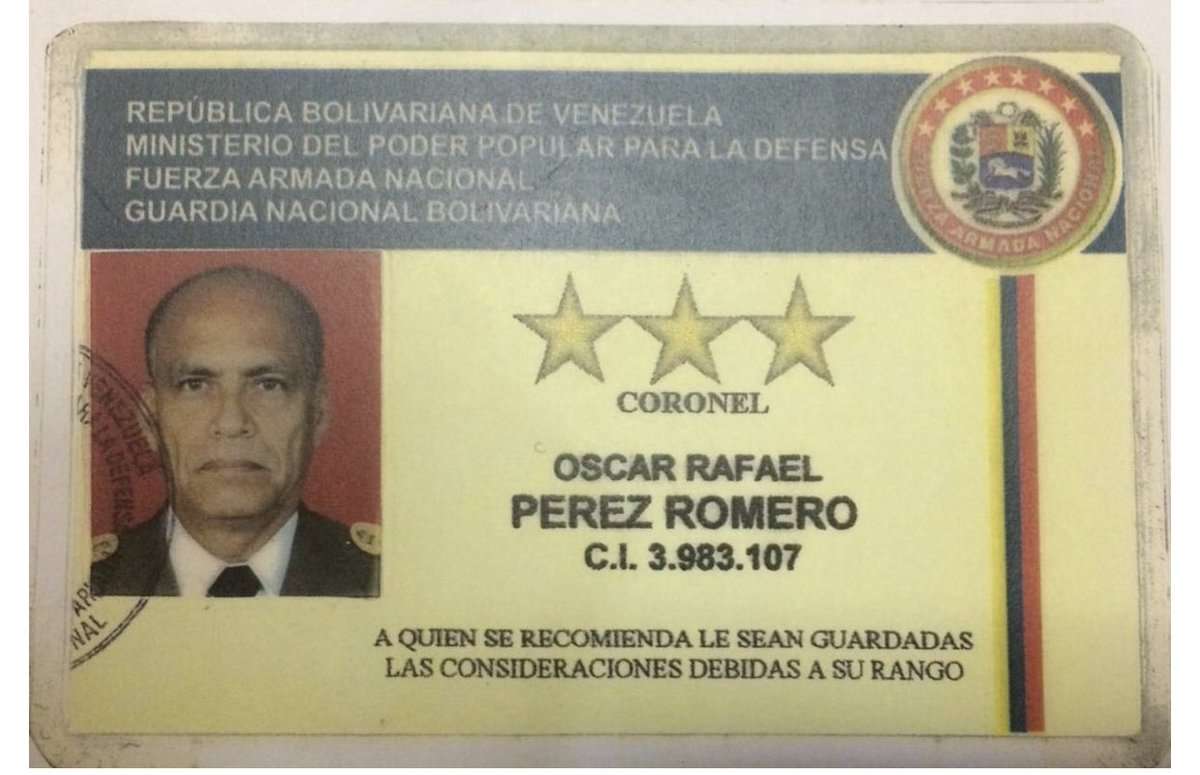 Coronel Oscar Pérez
