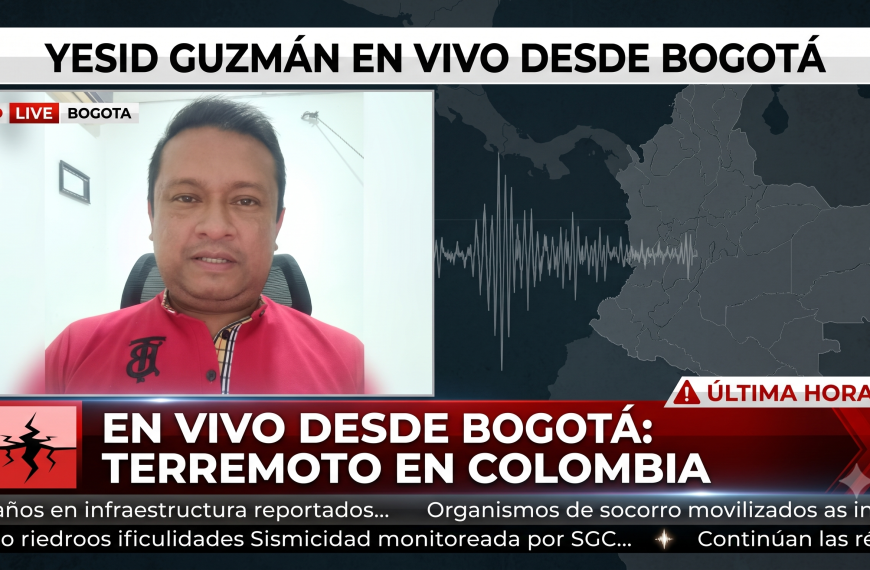Yesid Guzmán terremoto colombia
