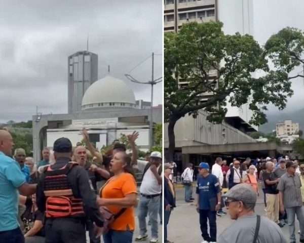 Jubilados de CANTV toman las calles de Caracas para exigir restitución de sus beneficios de salud