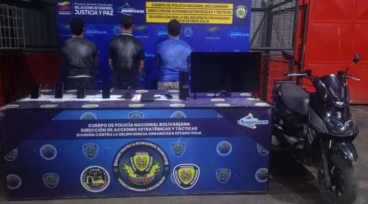 PNB detiene en Zulia a tres miembros de la banda Los Binanceros por fraude con dólares