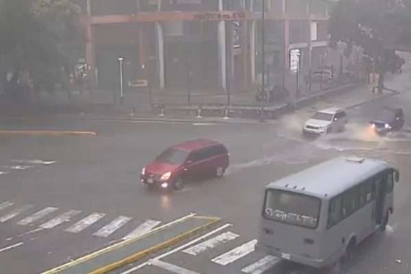 Intensas lluvias generan anegaciones en Caracas (+Videos)