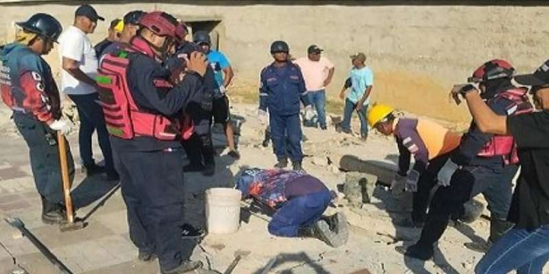 Obrero pierde la vida tras colapso de edificación en Chichiriviche