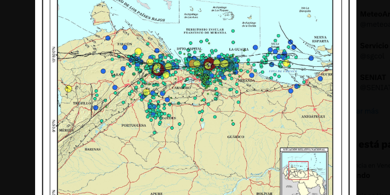 Funvisis registró más de dos mil sismos en Venezuela