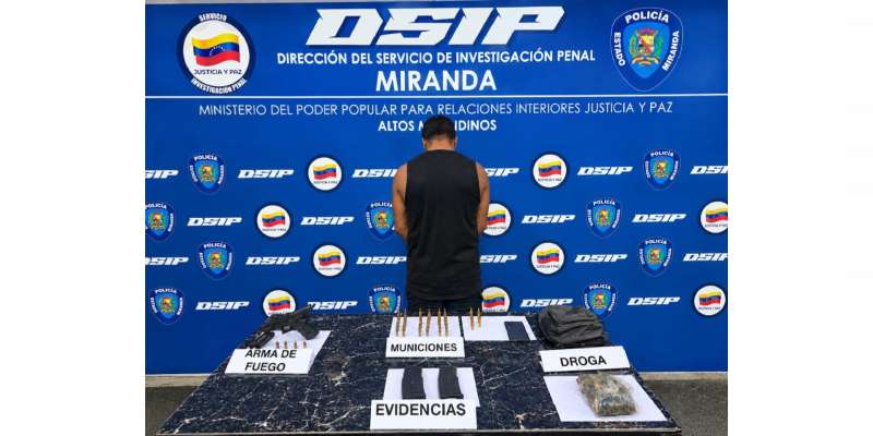 Capturan a alias «Chino Wuey» con drogas y armamento de alto calibre en Petare