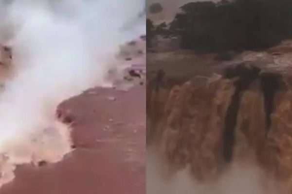 Las cataratas del Iguazú sufren un desborde histórico tras superar ocho veces su caudal habitual por intensas lluvias