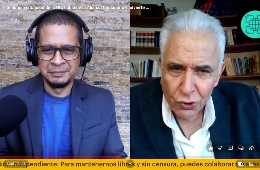 Pablo Aure con Nicmer Evans