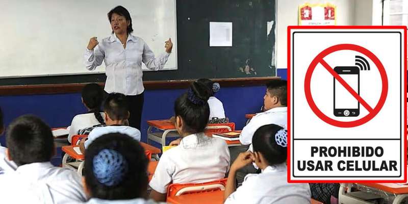Perú prohíbe celulares en colegios públicos y privados