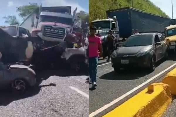 Accidente de tránsito en la ARC deja más de un decena de vehículos involucrados. (+Video)