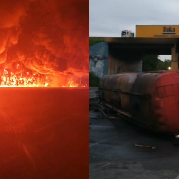 Volcamiento de cisterna de combustible genera fuerte retención en la autopista Valencia-Campo Carabobo este #13Oct