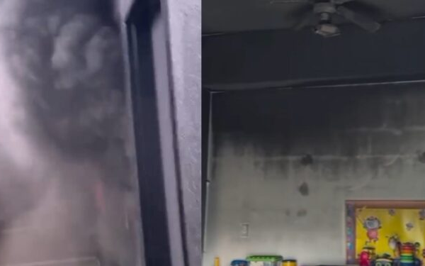Bomberos sofocan incendio en guardería de Montalbán