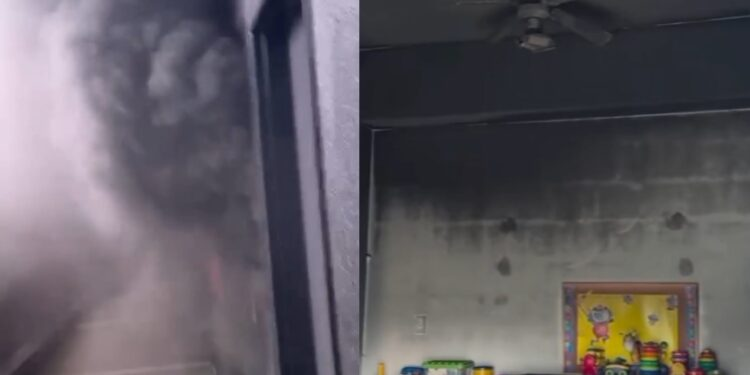 Bomberos sofocan incendio en guardería de Montalbán