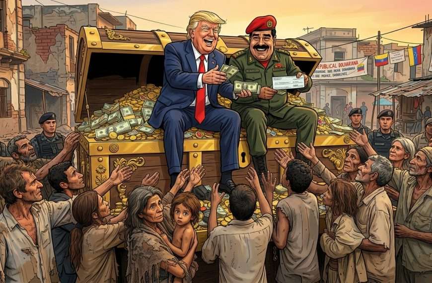 Trump pareciera emular al depuesto Maduro, con estilos algo distintos, pero buscando un mismo objetivo: repartir dinero a diestra y siniestra, cada uno a su manera, sin importarles mucho el cómo ni el por qué, lo que importa es el resultado
